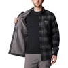 Columbia Men’s Cornell Woods Fleece Lined Shirt Jacket(Blackuffalo Tartan)