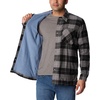 Columbia Men’s Cornell Woods Fleece Lined Shirt Jacket(City Grey/Blue Stone Woodsman Tartan)