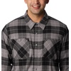 Columbia Men’s Cornell Woods Fleece Lined Shirt Jacket(City Grey/Blue Stone Woodsman Tartan)