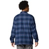 Columbia Men’s Cornell Woods Fleece Lined Shirt Jacket(Collegiate Navy Buffalo Tartan)
