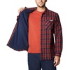 Columbia Men’s Cornell Woods Fleece Lined Shirt Jacket(Collegiate Navy Medium Tartan)