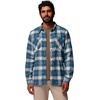 Columbia Men’s Cornell Woods Fleece Lined Shirt Jacket(Everblue Lumberjack Tartan)