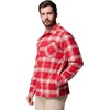 Columbia Men’s Cornell Woods Fleece Lined Shirt Jacket(Mountain Red Lumberjack Tartan)
