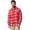 Columbia Men’s Cornell Woods Fleece Lined Shirt Jacket(Mountain Red Lumberjack Tartan)