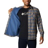 Columbia Men’s Cornell Woods Fleece Lined Shirt Jacket(Night Tide Medium Tartan)