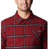 Columbia Men’s Cornell Woods Fleece Lined Shirt Jacket(Red Jasper Windowpane)
