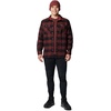 Columbia Men’s Cornell Woods Fleece Lined Shirt Jacket(Spice Buffalo Tartan)