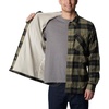 Columbia Men’s Cornell Woods Fleece Lined Shirt Jacket(Stone Green/Dark Stone Woodsman Tartan)