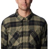 Columbia Men’s Cornell Woods Fleece Lined Shirt Jacket(Stone Green/Dark Stone Woodsman Tartan)