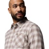 Columbia Men’s Hunt Line Flannel Long Sleeve Shirt(Flint Grey)