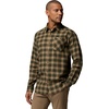 Columbia Men’s Hunt Line Flannel Long Sleeve Shirt(Surplus Green)