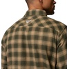 Columbia Men’s Hunt Line Flannel Long Sleeve Shirt(Surplus Green)