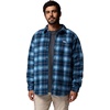 Columbia Men’s Hunter Arch Shirt Jacket(Collegiate Navy Bivy Plaid)