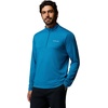 Columbia Men’s Parsons Point Long Sleeve 1/4 Zip(Phoenix Blue Heather)