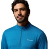 Columbia Men’s Parsons Point Long Sleeve 1/4 Zip(Phoenix Blue Heather)