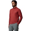 Columbia Men’s Parsons Point Long Sleeve 1/4 Zip(Red Oxide Heather)