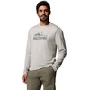 Columbia Men’s Parsons Point Long Sleeve Graphic Tee(Dark Stone Heather Framed Peakscape)