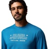 Columbia Men’s Parsons Point Long Sleeve Graphic Tee(Phoenix Blue Heather Blocky Brand)