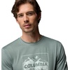 Columbia Men’s Parsons Point Long Sleeve Graphic Tee(Sedona Sage Heather Framed Peakscape)