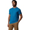 Columbia Men’s Parsons Point Short Sleeve Logo Tee(Phoenix Blue Heather)