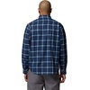 Columbia Mens Rapid Rivers II Long Sleeve Shirt(Coll Navy Windowpane Confetti/White)