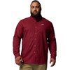 Columbia Mens Rapid Rivers II Long Sleeve Shirt(Mountain Red Gingham)