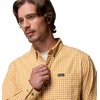 Columbia Mens Rapid Rivers II Long Sleeve Shirt(Squash Gingham)