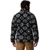 Columbia Men’s Rugged Ridge High Pile Half Zip(Black Checked Out/Black)