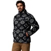 Columbia Men’s Rugged Ridge High Pile Half Zip(Black Checked Out/Black)