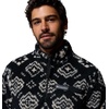 Columbia Men’s Rugged Ridge High Pile Half Zip(Black Checked Out/Black)