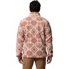 Columbia Men’s Rugged Ridge High Pile Half Zip(Dark Stone Checked Out/Teak Brown)