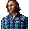 Columbia Men’s Rugged Ridge High Pile Half Zip(Rainy Day Twills/Collegiate Navy)