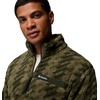 Columbia Men’s Rugged Ridge High Pile Half Zip(Stone Green Twills/Greenscape)