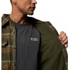 Columbia Men’s Saddle Point Warm Lined Flannel(Greenscape/Roundup Plaid)