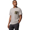 Columbia Men’s Sharptail Camo Pocket Tee(Flint Grey)