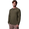 Columbia Men’s Thistletown Hills Raglan Henley(Greenscape Heather)