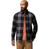 Columbia Pitchstone Stretch Flannel(Black Macro Tartan/Black)