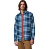Columbia Pitchstone Stretch Flannel(Collegiate Navy Twilights Ombre/Collegiate Navy)