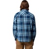 Columbia Pitchstone Stretch Flannel(Collegiate Navy Twilights Ombre/Collegiate Navy)