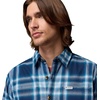 Columbia Pitchstone Stretch Flannel(Collegiate Navy Twilights Ombre/Collegiate Navy)