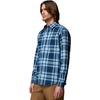 Columbia Pitchstone Stretch Flannel(Collegiate Navy Twilights Ombre/Collegiate Navy)