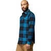 Columbia Pitchstone Stretch Flannel(Phoenix Blue Macro Tartan/Black)