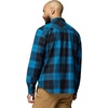 Columbia Pitchstone Stretch Flannel(Phoenix Blue Macro Tartan/Black)