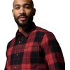 Columbia Pitchstone Stretch Flannel(Red Oxide Macro Tartan/Black)