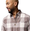 Columbia Pitchstone Stretch Flannel(Sea Salt Macro Tartan/Iron)