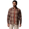 Columbia Pitchstone Stretch Flannel(Tobacco Twilights Ombre/Tobacco)