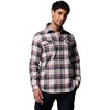 Columbia Flare Gun™ Stretch Flannel(Dark Stone Trails Edge Plaid)