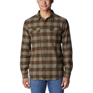 Columbia Flare Gun™ Stretch Flannel(Stone Green Twill Buffalo Check)
