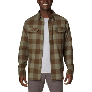 Columbia Flare Gun™ Stretch Flannel(Stone Green Twill Buffalo Check-legacy)