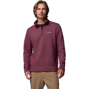 Columbia Men’s Big Great Hart Mountain III Big & Tall Half Zip(Rich Wine Heather)